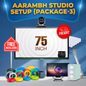 Aarambh Studio Setup Package - Solution 3 | Best studio setup for creators | Professional Studio Setup | Studio Setup for Creators