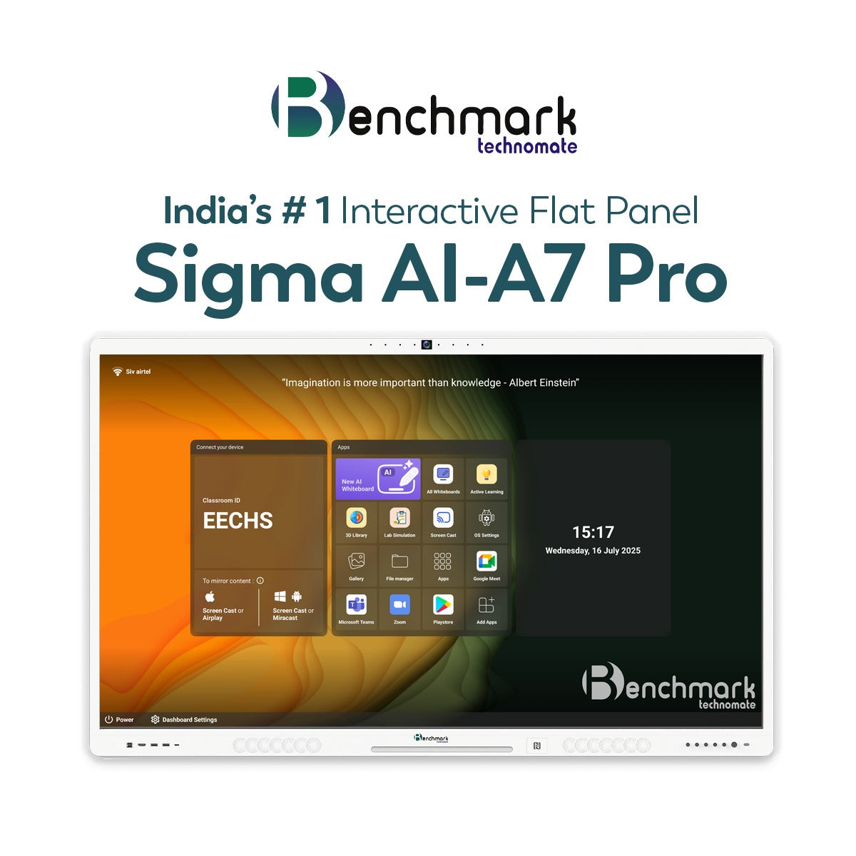 Benchmark Technomate Sigma AI A7 Pro 75 Inch - Banka Bihar