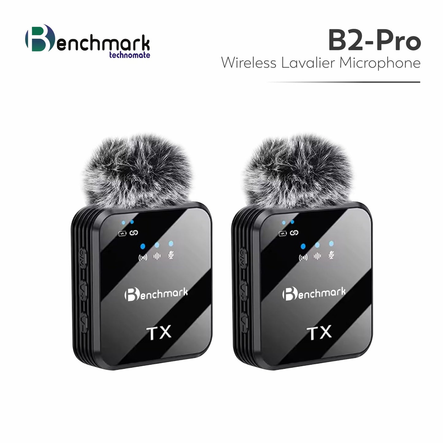 Benchmark B2-Pro Wireless Lavalier Microphone | Best Wireless Microphone