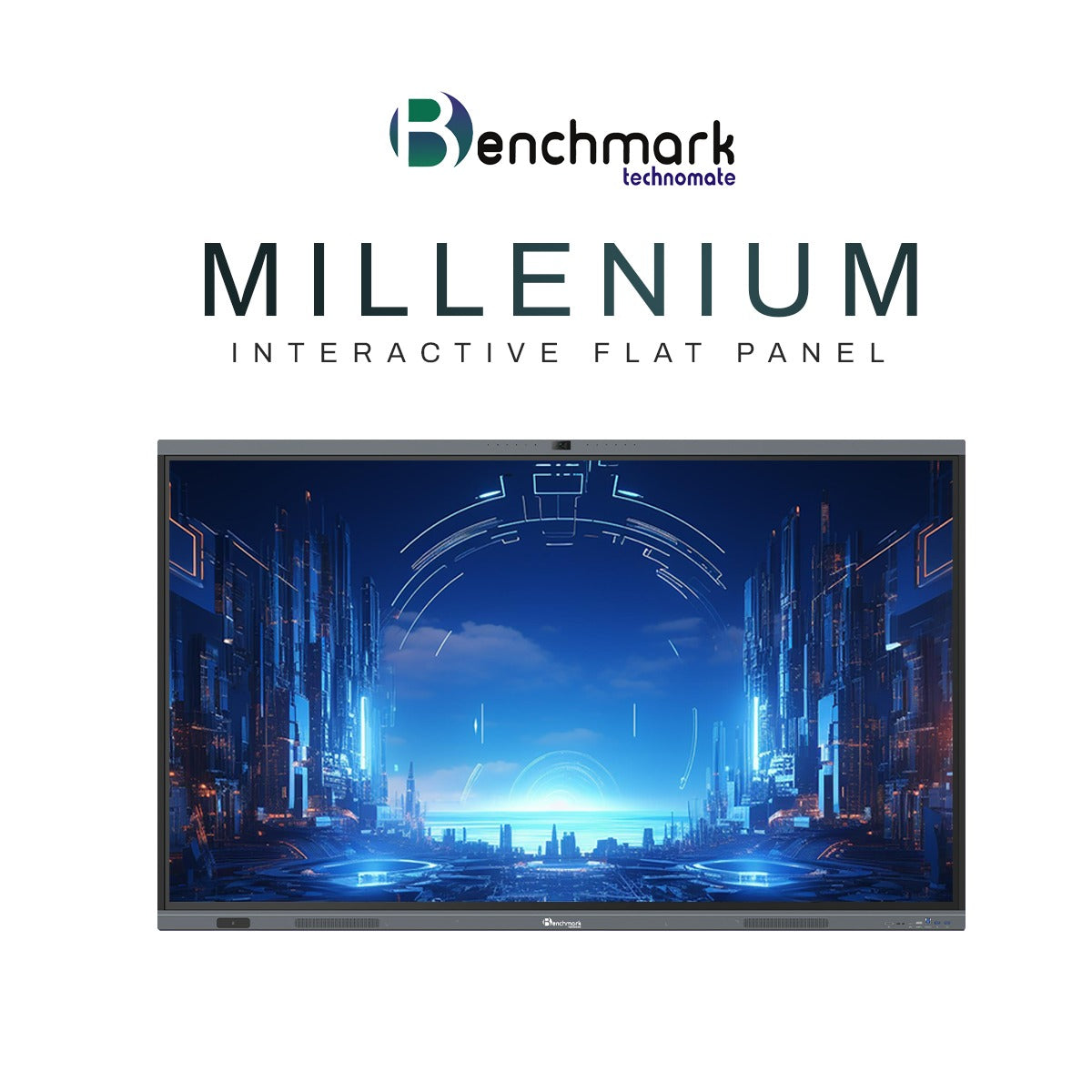 Benchmark Technomate Millenium Interactive Flat Panel | AI Smart Board India