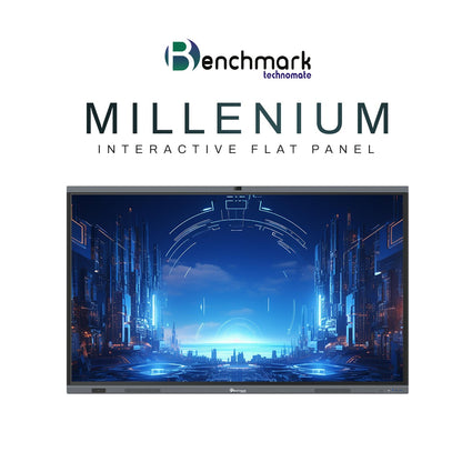 Benchmark Technomate Millenium Interactive Flat Panel | AI Smart Board India