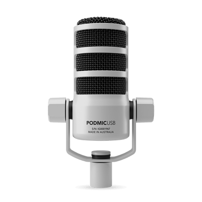 Rode Podmic Dynamic Unidirectional Podcasting Microphone (White)